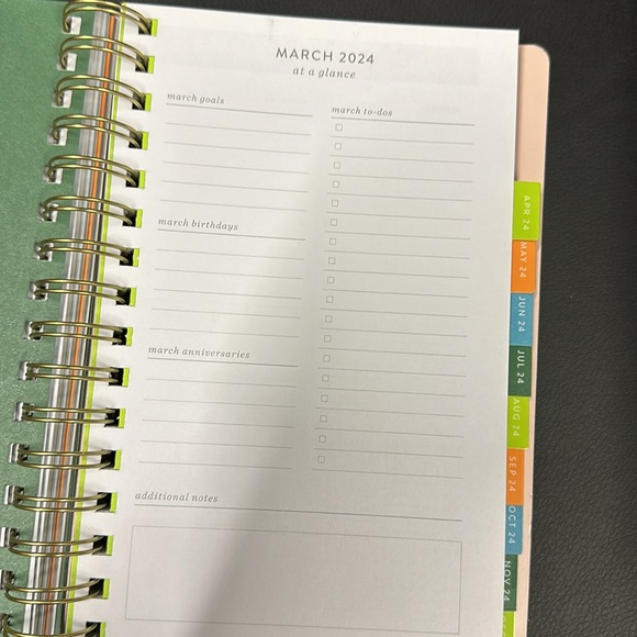 Brand new Paper Source 2024 Planner - Picture 7 of 9